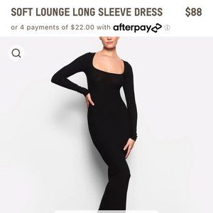 SKIMS Soft Lounge Long Sleeve Dress